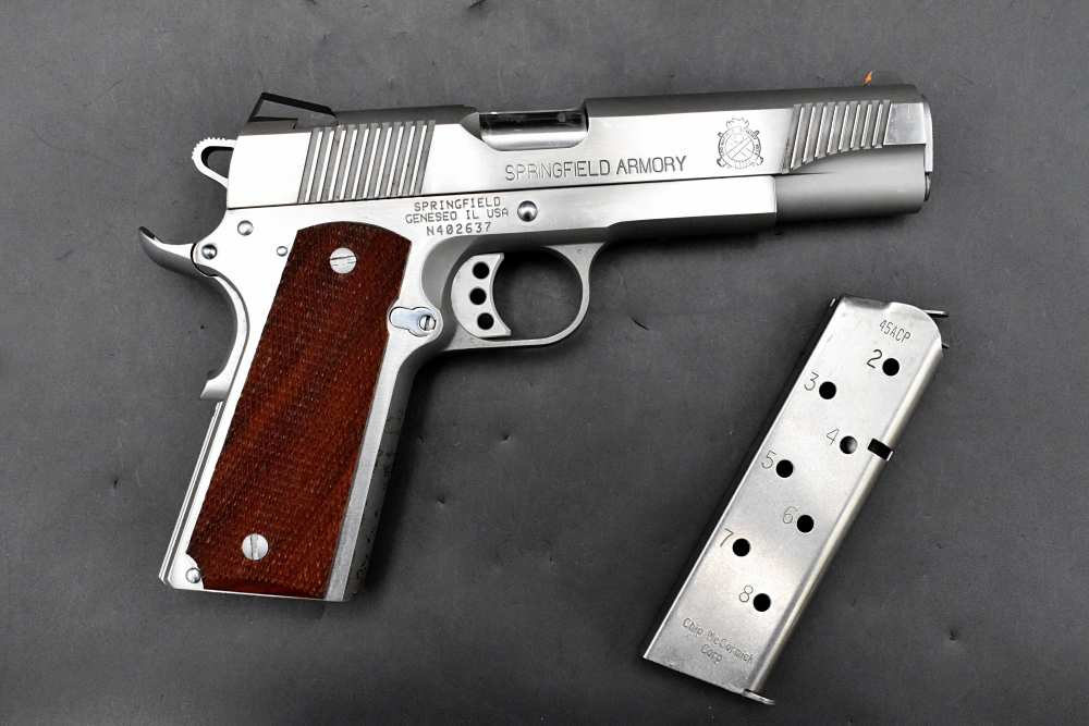 Springfield 1911-A1 Loaded Stainless PX9151 .45 ACP 5" BBL Government -img-18
