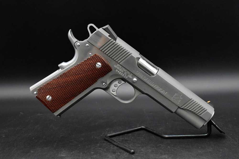 Springfield 1911-A1 Loaded Stainless PX9151 .45 ACP 5" BBL Government -img-5