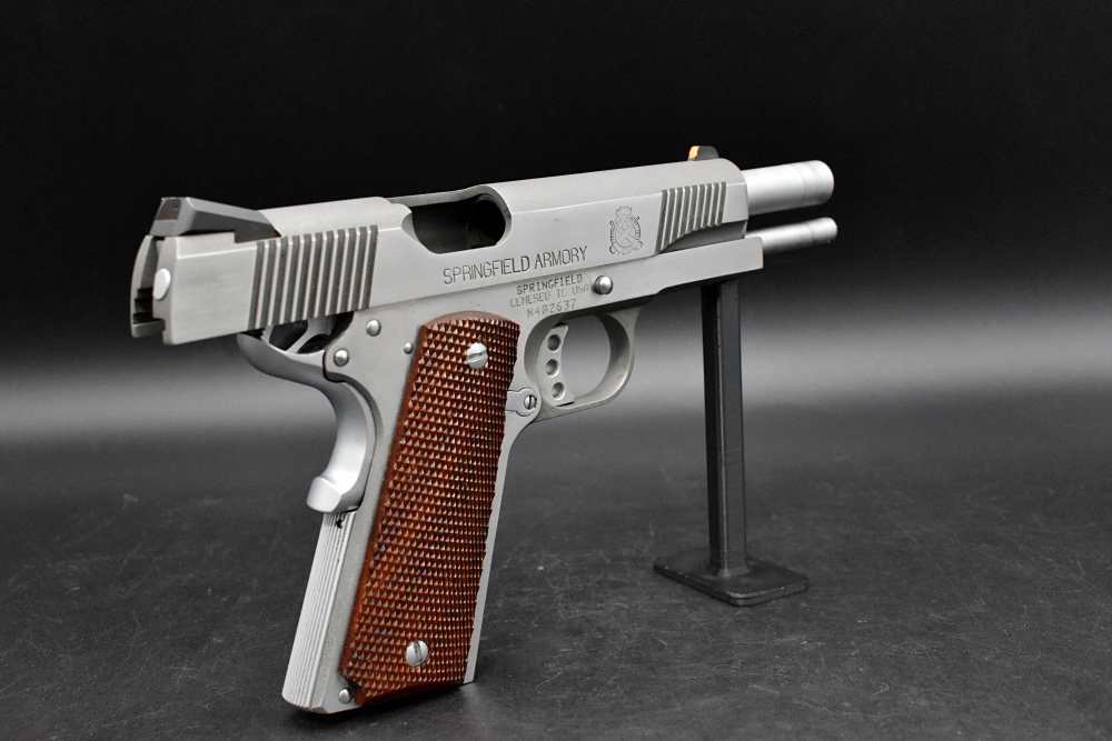 Springfield 1911-A1 Loaded Stainless PX9151 .45 ACP 5" BBL Government -img-12