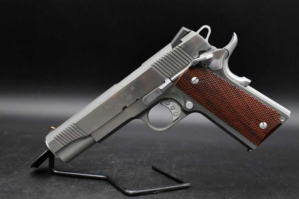 Springfield 1911-A1 Loaded Stainless PX9151 .45 ACP 5" BBL Government -img-1