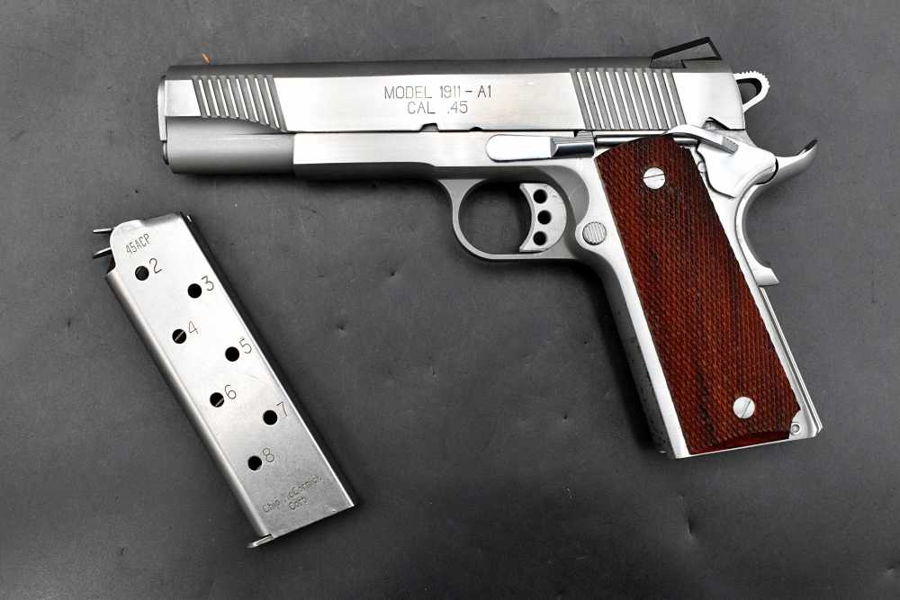 Springfield 1911-A1 Loaded Stainless PX9151 .45 ACP 5" BBL Government -img-17