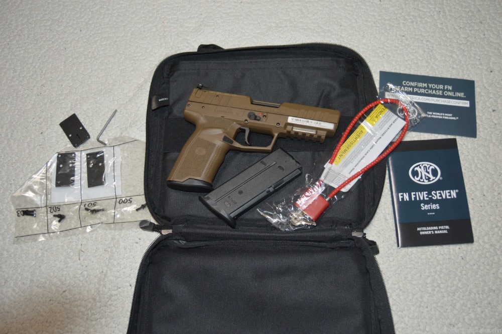 LNIB FN Five-seveN FDE Optics Cut 2 20 Round Magazines -img-14