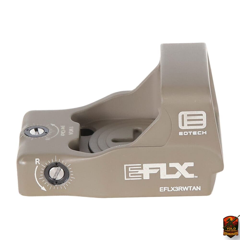 EOTECH EFLX Pistol Optic Tan, 3 MOA Red Dot, Delta Point Pro Footprint, NV-img-1