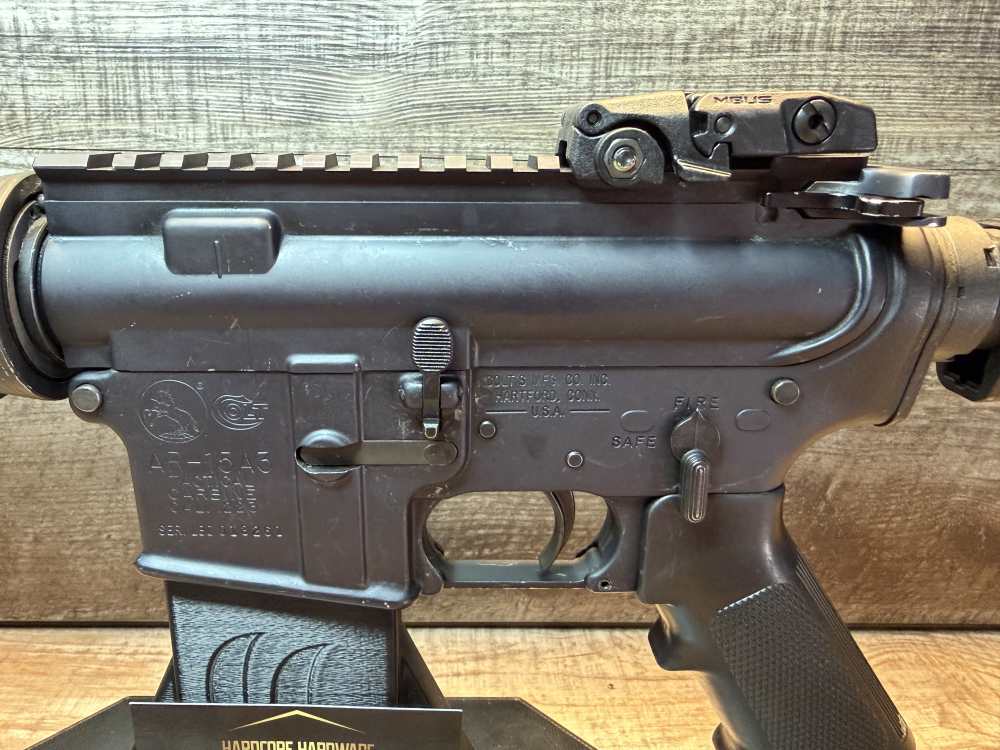 Colt AR-15A3 HBAR "Restricted" w/ Knights rail, Sheriff Dept trade-in -img-3