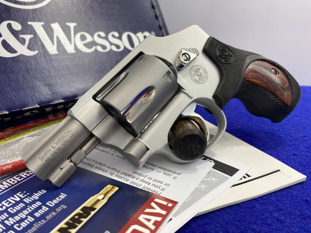 Smith Wesson 642-1 .38 Spl Stainless 1.78" *PERFORMANCE CENTER REVOLVER*-img-3