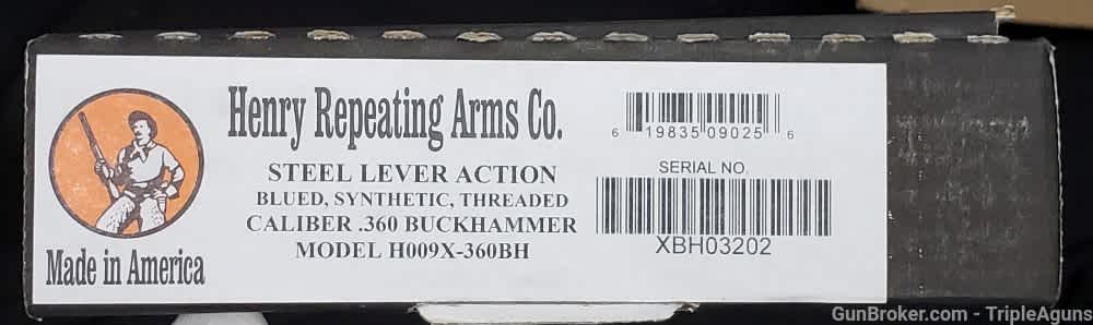 Henry X-Model 360 Buckhammer 21.375in barrel H009X-360BH-img-23