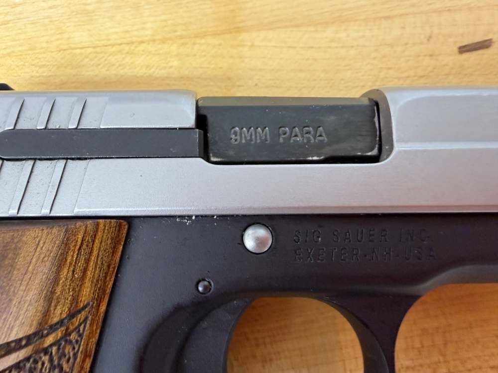 Used Sig Sauer P238 SAS Custom Shop 9mm Pistol w/ 4 magazines-img-12