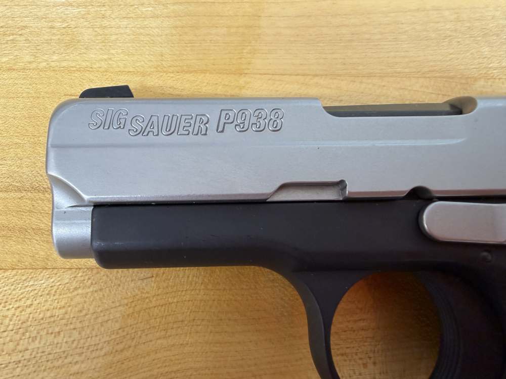 Used Sig Sauer P238 SAS Custom Shop 9mm Pistol w/ 4 magazines-img-5