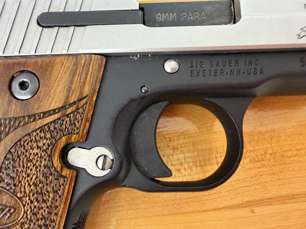 Used Sig Sauer P238 SAS Custom Shop 9mm Pistol w/ 4 magazines-img-13