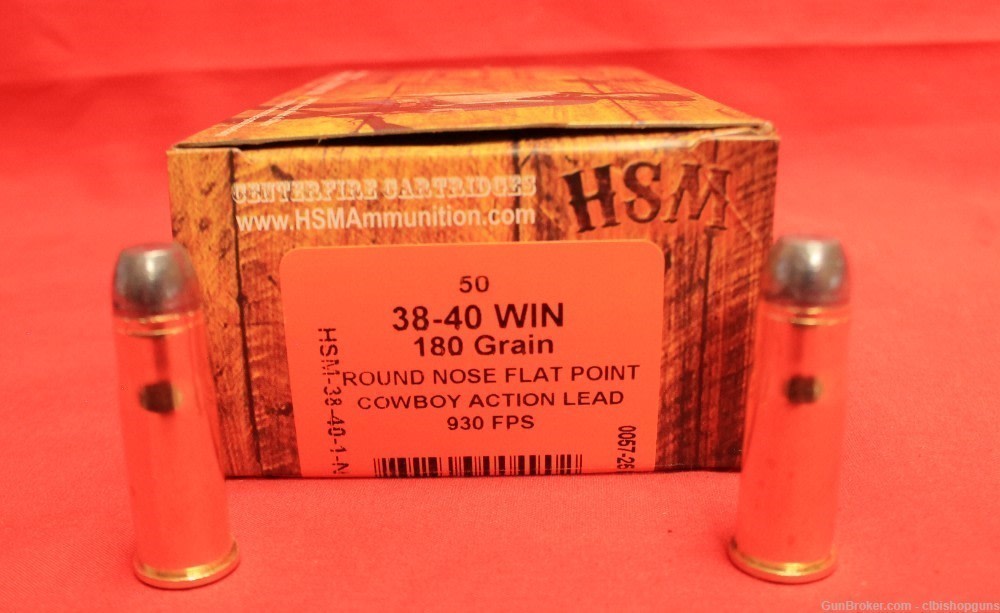 AMMO 38-40 WIN Cowboy Action Lead Round Nose winchester-img-0