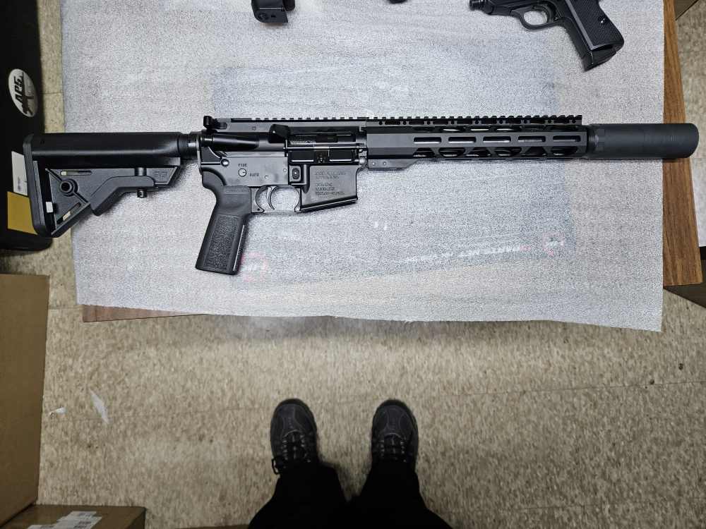 Radical Firearms AR15 10.5 SBR 556 Rifle w/ Stacy's Mom K Silencer-img-0