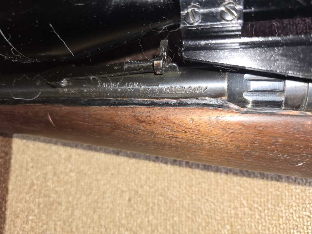Vintage Savage 340v bolt action rifle 225 win-img-4