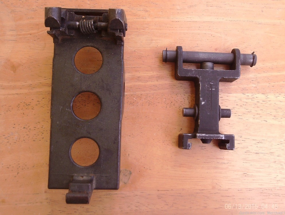 M60 tripod Pintle and T&E Adapters .308 7.62 Front and rear-img-0