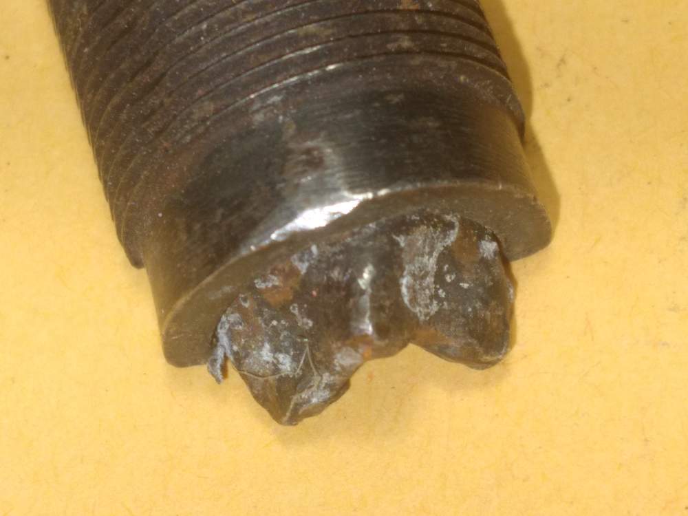  SIDE CUT COLT REVOLVER BARREL DISPLAY WITH 9 (?)  STUCK BULLETS p-1109  -img-10