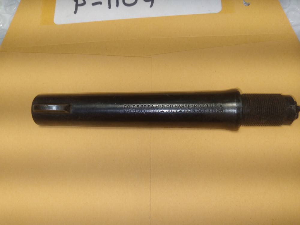  SIDE CUT COLT REVOLVER BARREL DISPLAY WITH 9 (?)  STUCK BULLETS p-1109  -img-8