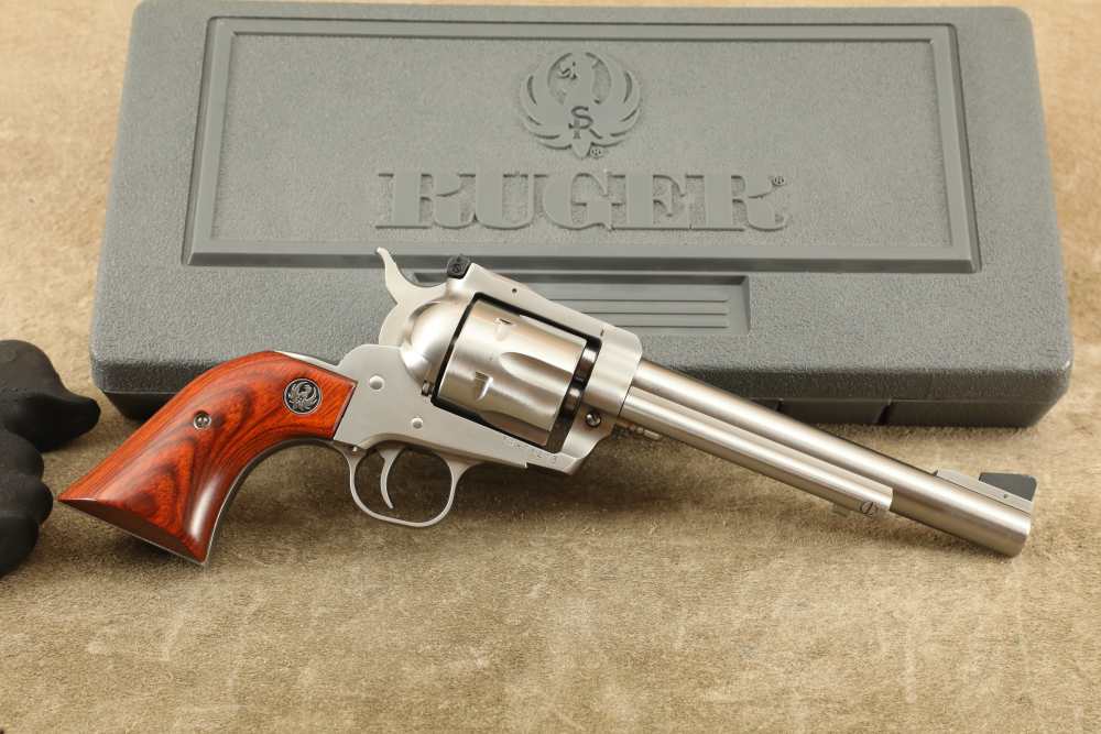 Stainless Ruger New Model Blackhawk .357 mag 6.5” SA Revolver, MFD 2012-img-2