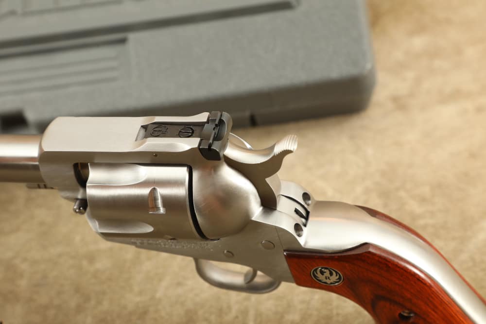 Stainless Ruger New Model Blackhawk .357 mag 6.5” SA Revolver, MFD 2012-img-16