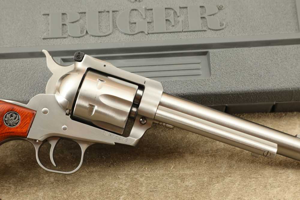 Stainless Ruger New Model Blackhawk .357 mag 6.5” SA Revolver, MFD 2012-img-5