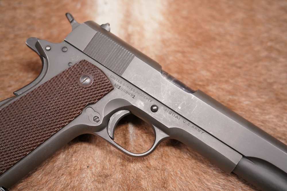 WWII Colt Model 1911-A1 .45 ACP 5" Semi-Automatic Pistol MFD 1943 C&R-img-14