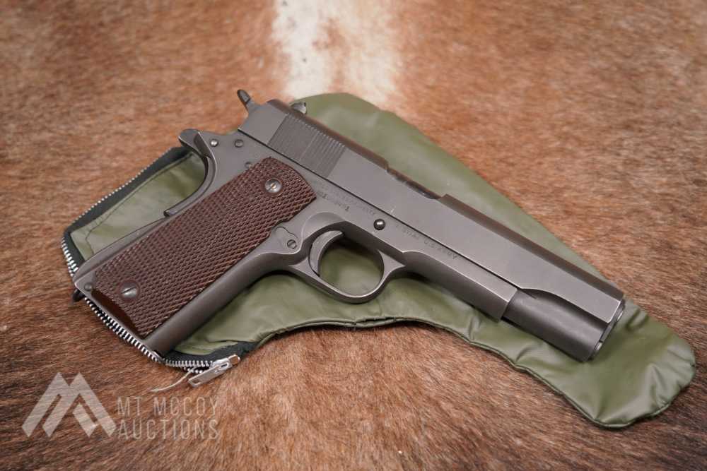 WWII Colt Model 1911-A1 .45 ACP 5" Semi-Automatic Pistol MFD 1943 C&R-img-0