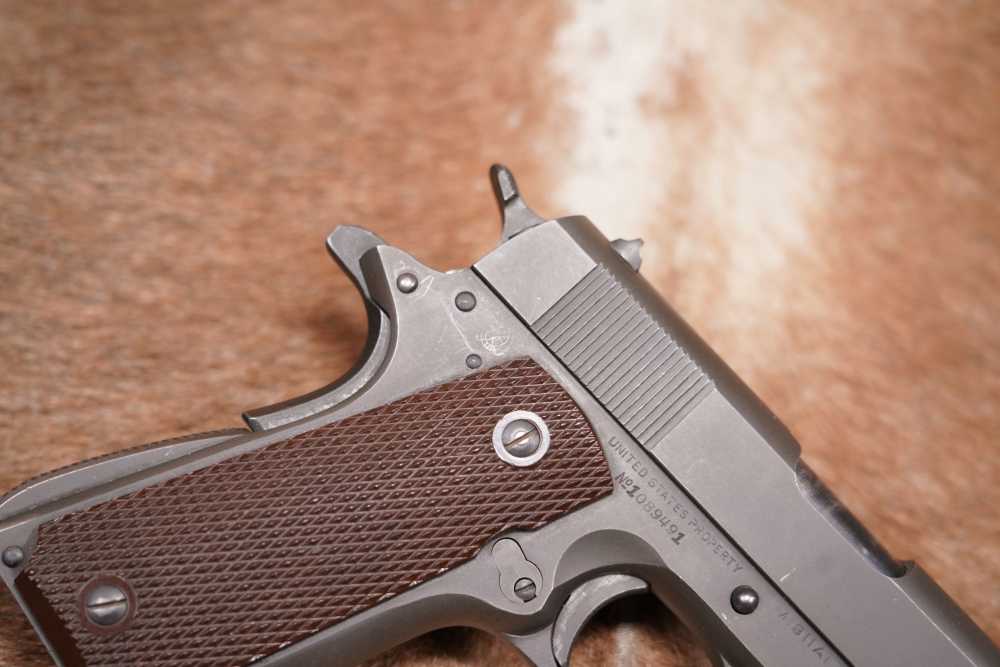 WWII Colt Model 1911-A1 .45 ACP 5" Semi-Automatic Pistol MFD 1943 C&R-img-15