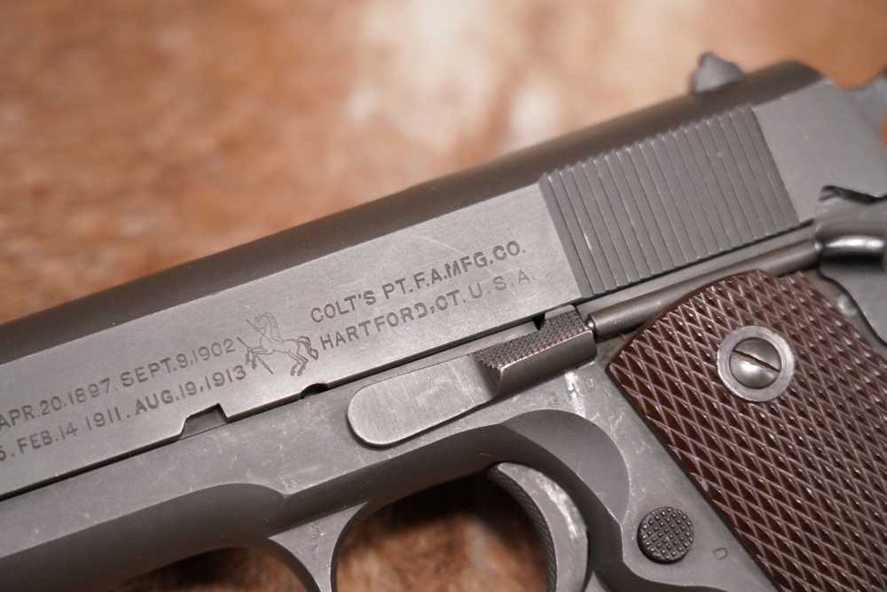 WWII Colt Model 1911-A1 .45 ACP 5" Semi-Automatic Pistol MFD 1943 C&R-img-5