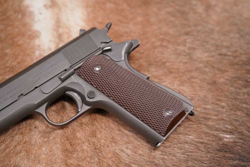 WWII Colt Model 1911-A1 .45 ACP 5" Semi-Automatic Pistol MFD 1943 C&R-img-3