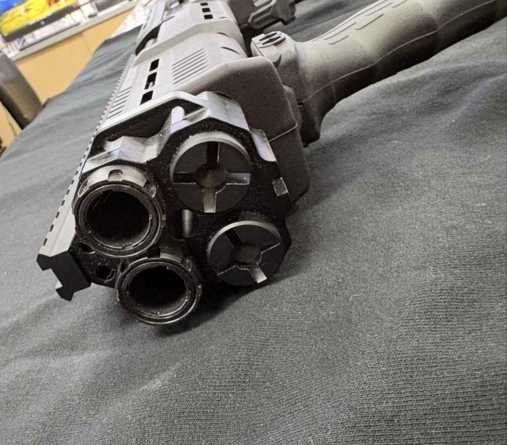 Standard Manufacturing DP-12 Double Barrel Pump Shotgun – 12 Gauge -img-1