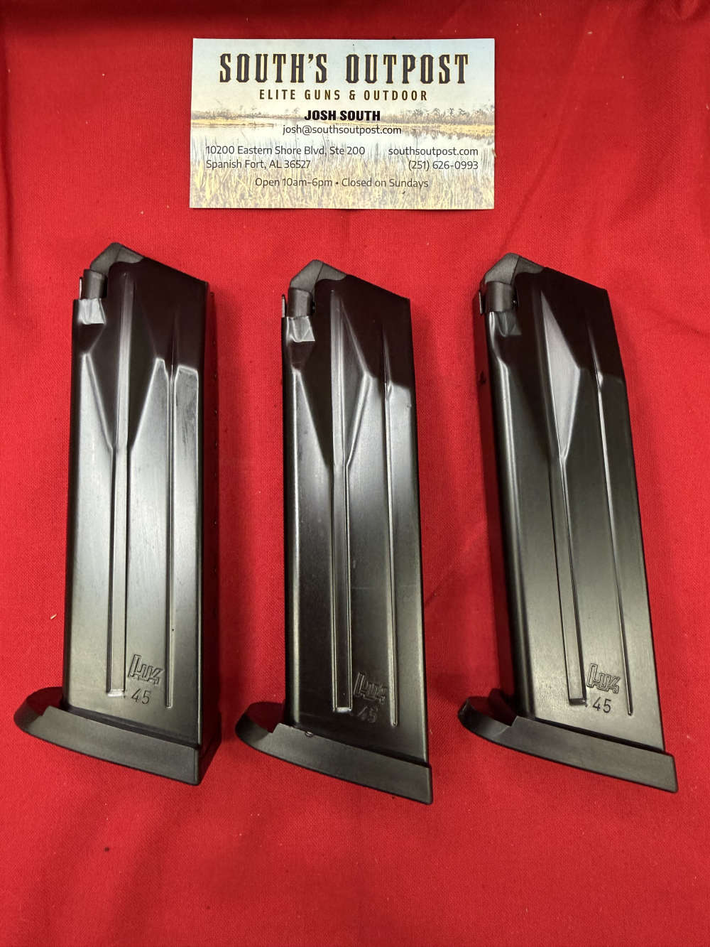 LOT of 3 HK MARK 23 12rd Magazines NOS! HK MK 23 .45ACP #SO355-img-0