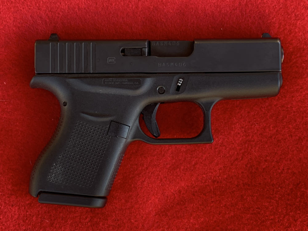 Nice Glock 43, black, 9mm, 3.4" bbl-img-0