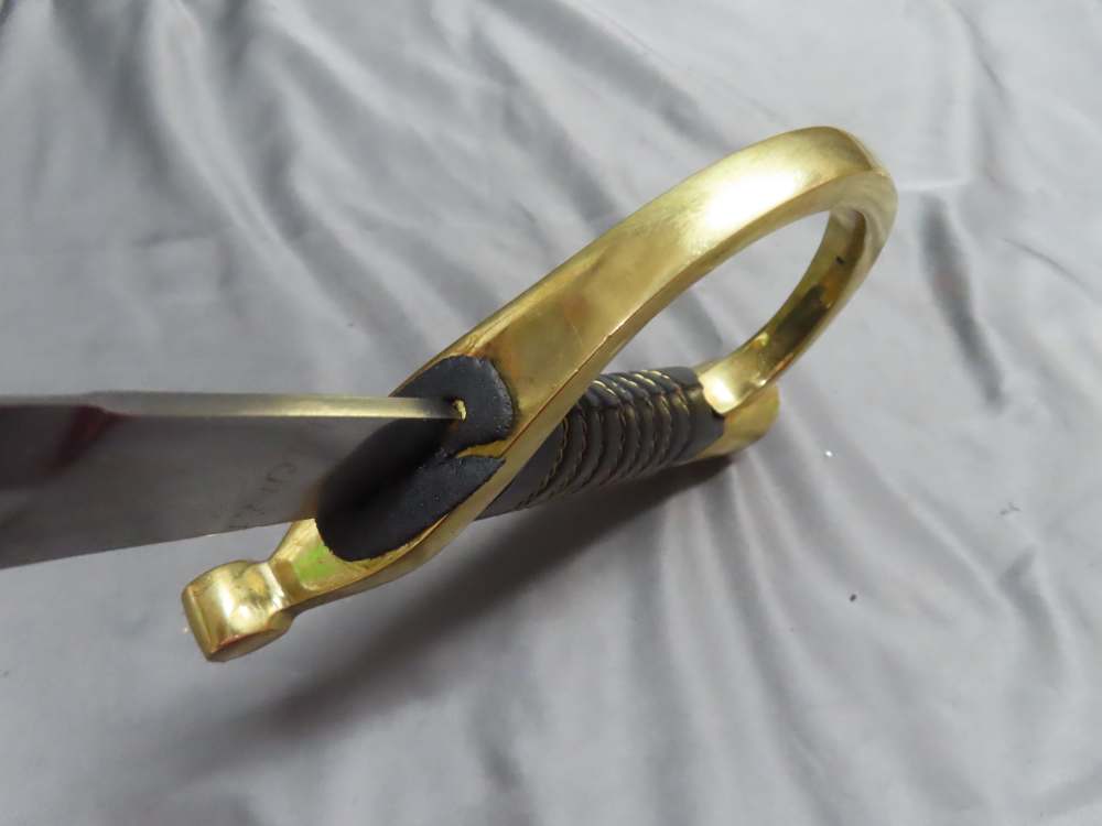 REPRODUCTION CIVIL WAR ERA US ARMY ARTILLERY STYLE SWORD WITH 34" BLADE-img-5