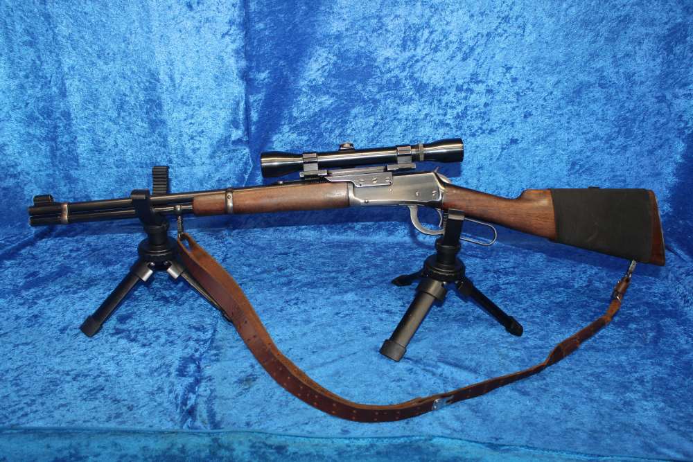 Late 1940s Winchester Model 94-30WCF Lever-Action Rifle 20" Barrel w Scope-img-1