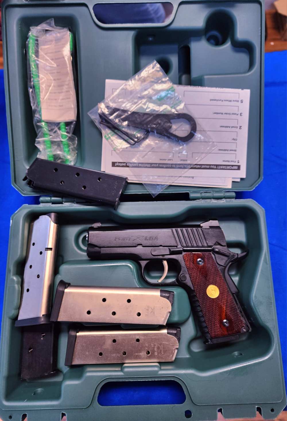 PARA ORDNANCE CCO LDA BLACK WATCH .45 ACP 3.5" IN BOX W/ 6 MAGS!-img-0