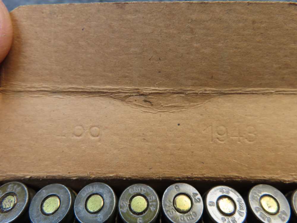WWII German 9mm Submachinegun ammo - 16 Rds - 1942 Dated - Unissued - Clean-img-9