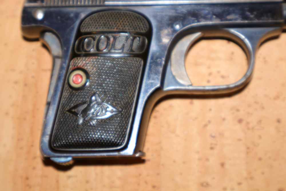 Colt hammerless 25 acp with factory holster RARE-img-4