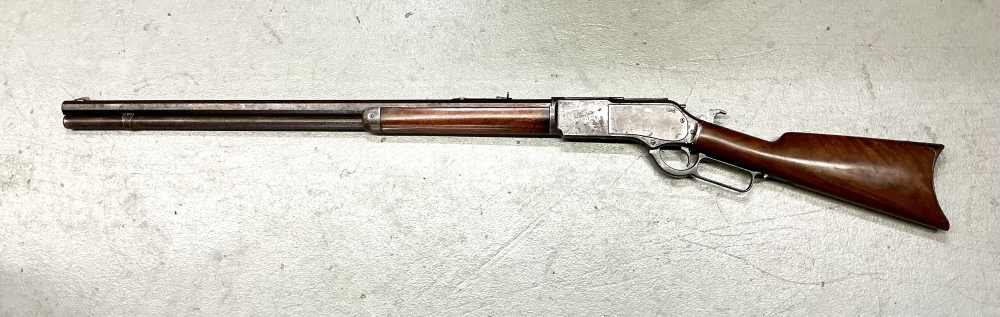 Winchester 1876 “Centennial” .45-60 28” Lever Action Rifle w/ Ammo-img-0