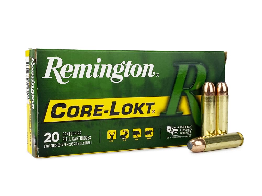 Rem core-lokt 450 bushmaster 260 gr pointed soft point (box) 20 rounds-img-0