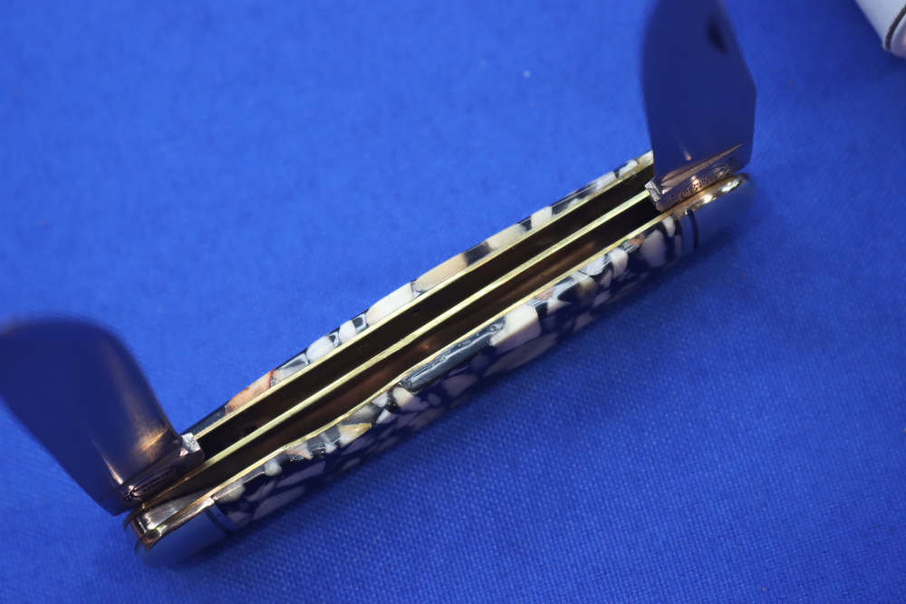 Remington UMC RE44CS Chipped Stag Cigar Knife 1997 USA Mint in Tube Folder -img-6