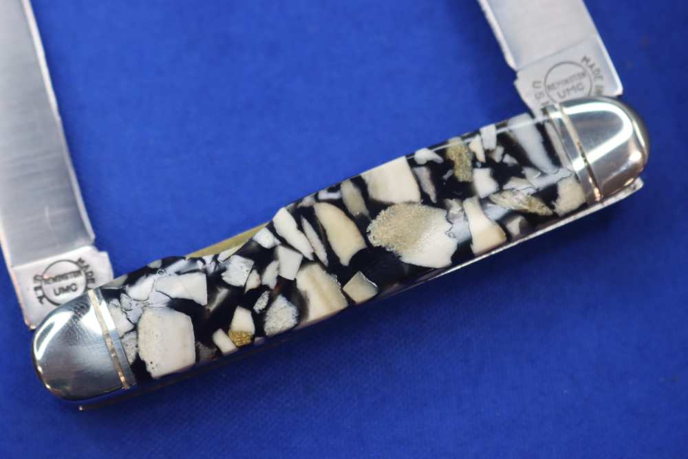 Remington UMC RE44CS Chipped Stag Cigar Knife 1997 USA Mint in Tube Folder -img-5