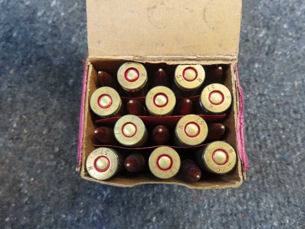 Sealed Box of .30-06 Tracer Ammo - FN Made - 1957 Dated - 20 RDs - Clean-img-7