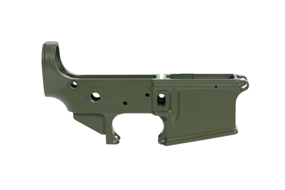 TRIARC Systems x TACHUNTFISH ZULU1 Stripped Lower Receiver - OD Green-img-1
