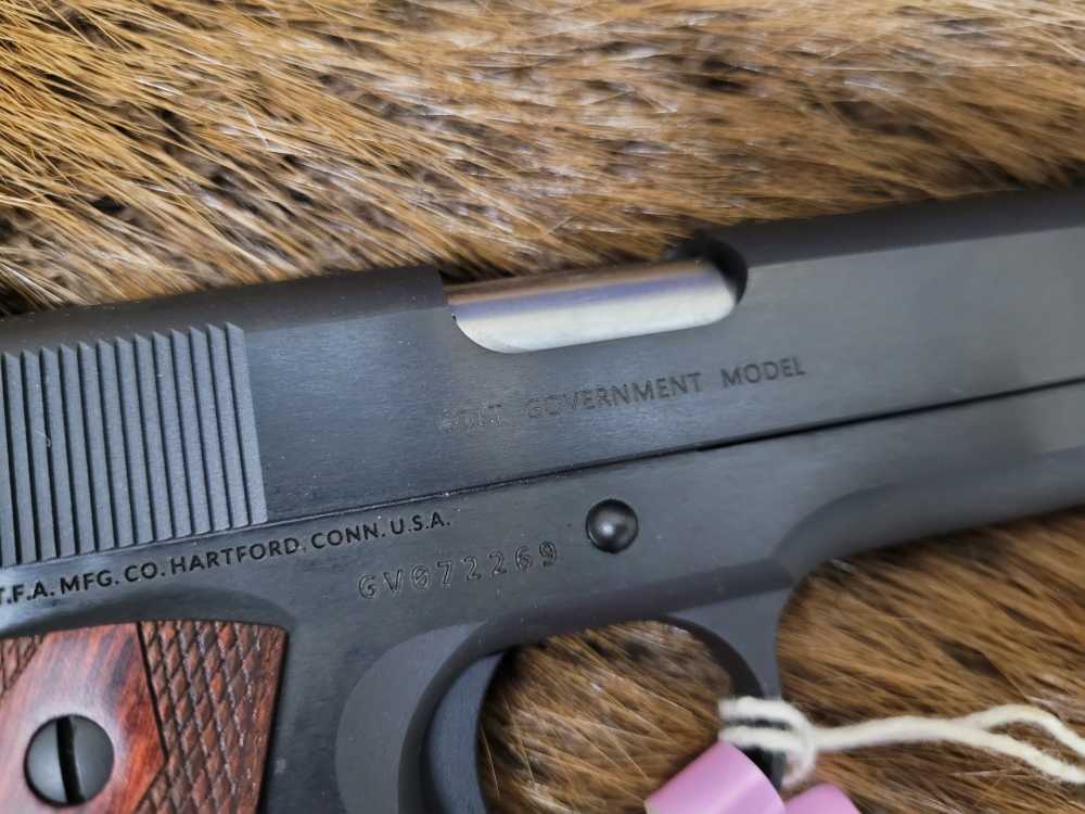New Colt 1911 Government 38 Super 5" Blued -img-14