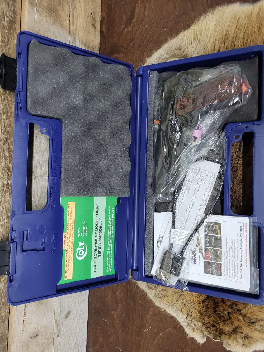 New Colt 1911 Government 38 Super 5" Blued -img-17