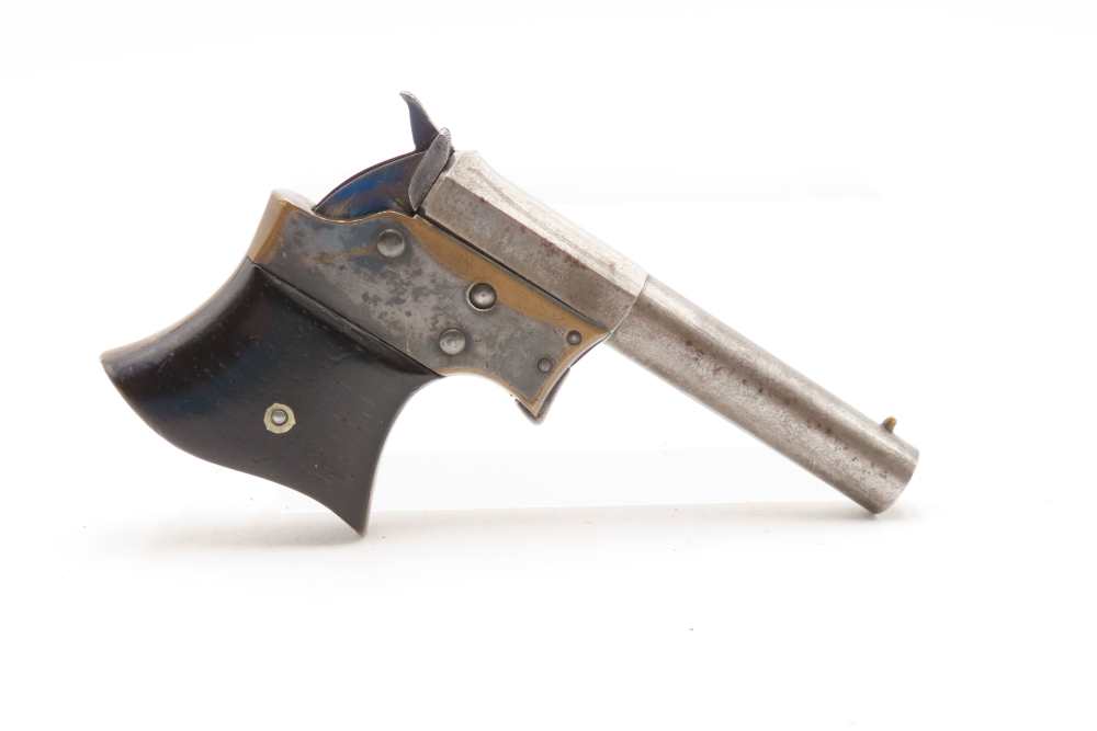 REMINGTON Antique SAW HANDLE No. 2 “Vest Pocket” .32 RF DERRINGER Pistol   -img-12