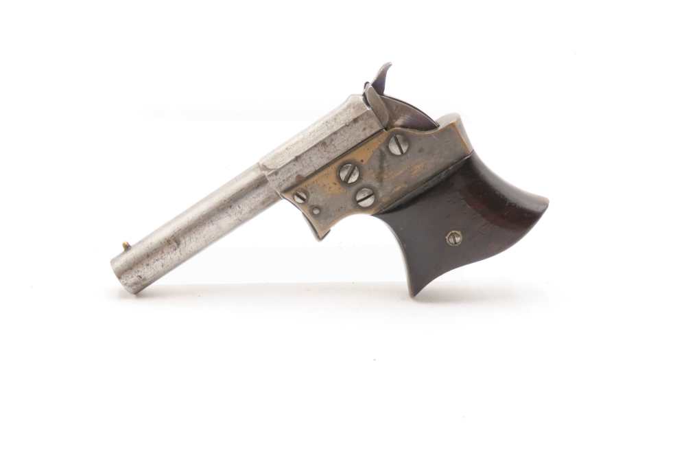 REMINGTON Antique SAW HANDLE No. 2 “Vest Pocket” .32 RF DERRINGER Pistol   -img-1