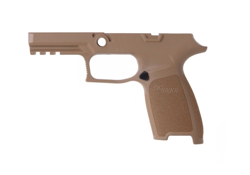 P320/P250 CARRY 9MM/40/.357 GRIP MODULE - COYOTE TAN, MEDIUM GRIP-img-0