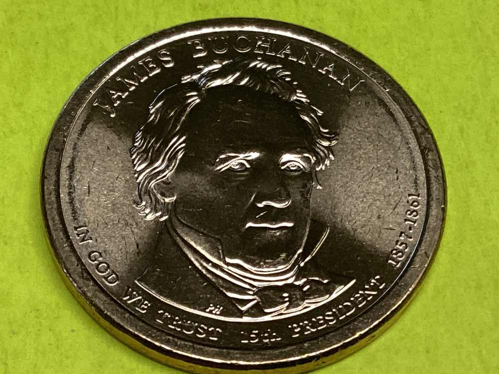 James Buchanan $1 Dollar Presidential Coin Uncirculated -img-5