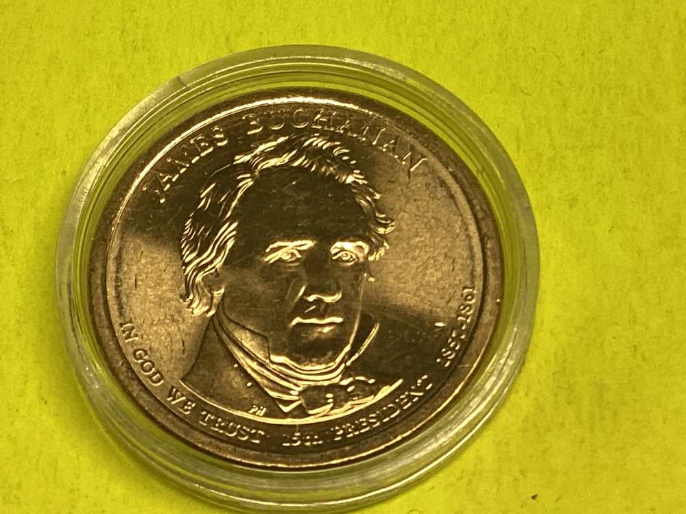 James Buchanan $1 Dollar Presidential Coin Uncirculated -img-4