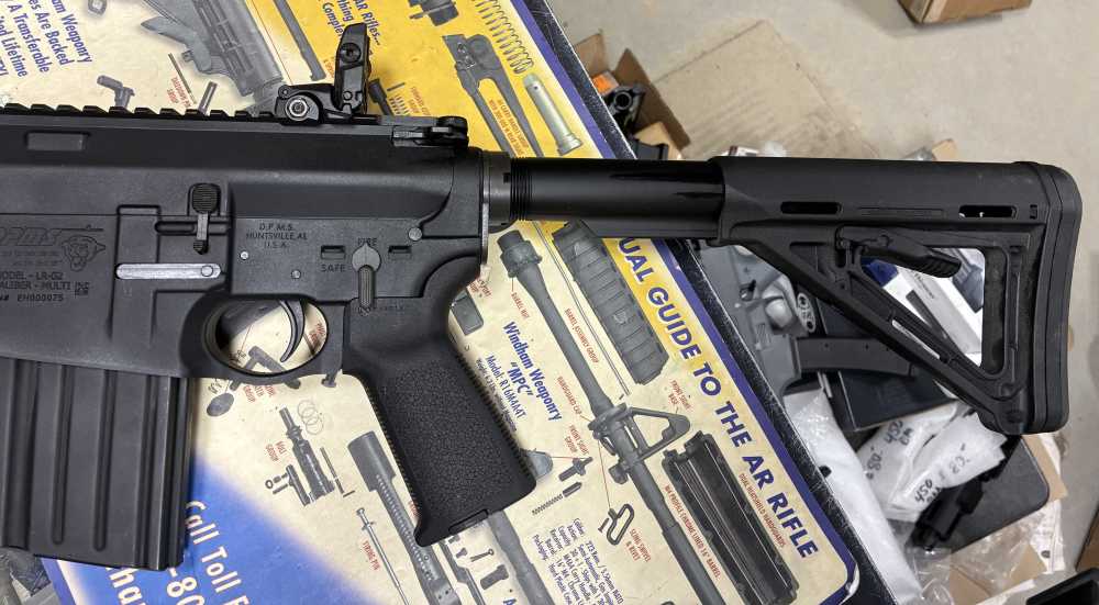 DPMS AR10 Sku# LR-G2 308 win Magpul MOE 21 shot excellent -img-4