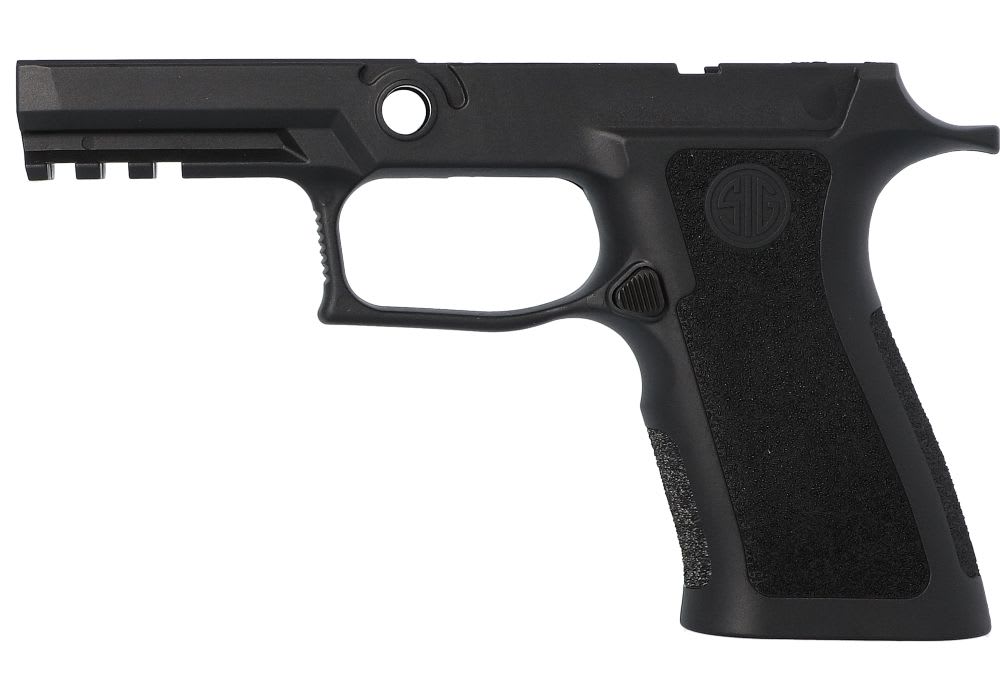 P320 CARRY 9MM/40/.357 GRIP MODULE - BLACK, MEDIUM GRIP (MAGWELL & WEIGHT C-img-0